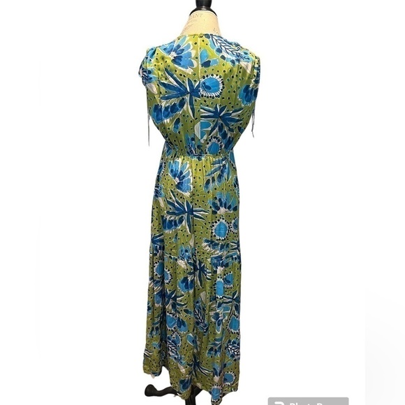 Vera for Anthropologie Bluebell Maxi Dress Size Small - Picture 2 of 16